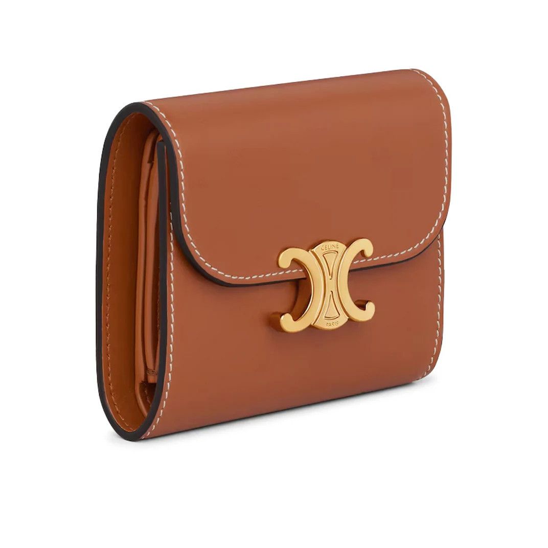 Celine CELINE $730 Tan Small Wallet New & Authentic Size ONE SIZE - 2 Thumbnail
