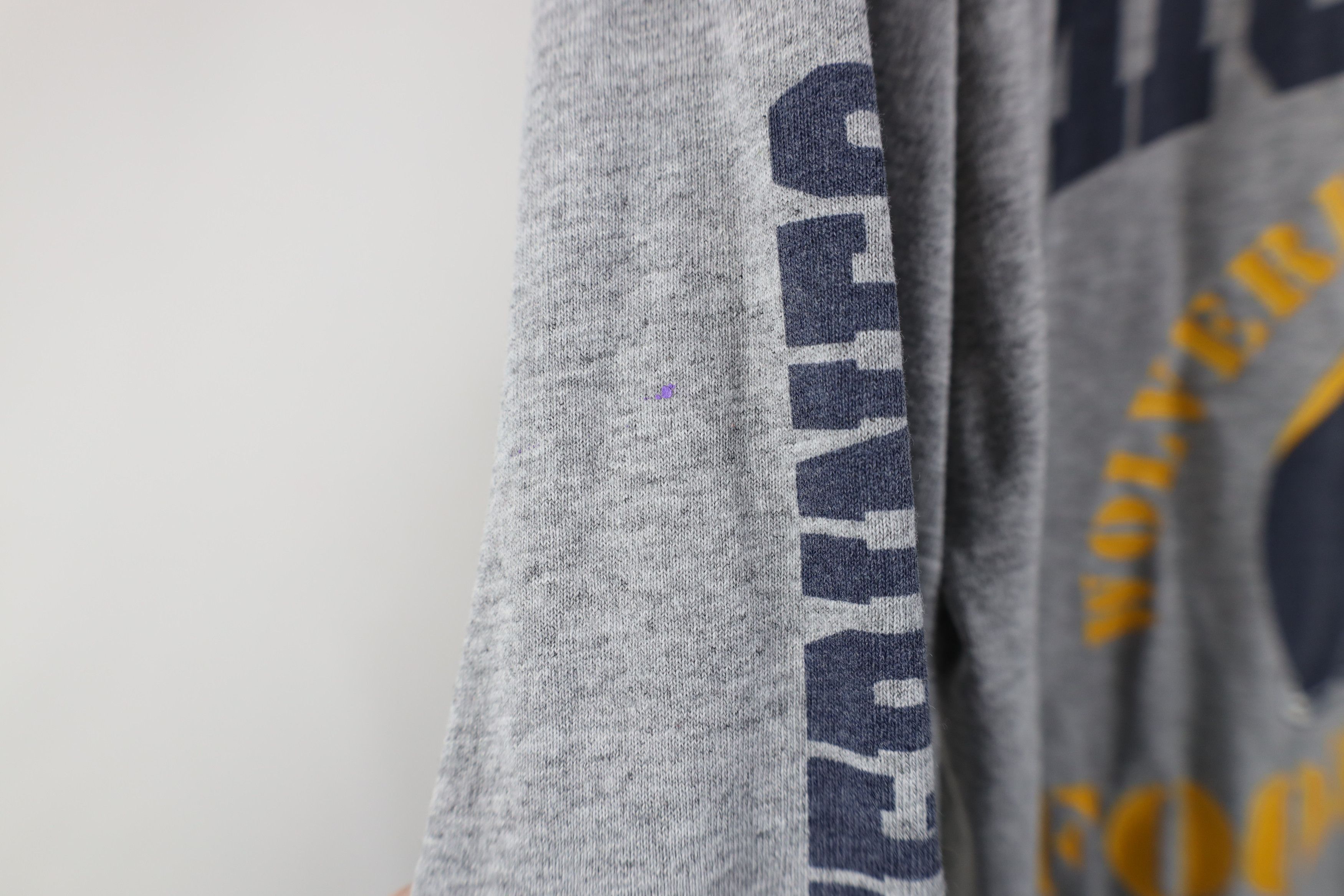 Vintage Vintage 90s University of Michigan Long Sleeve T-Shirt Size US L / EU 52-54 / 3 - 5 Thumbnail
