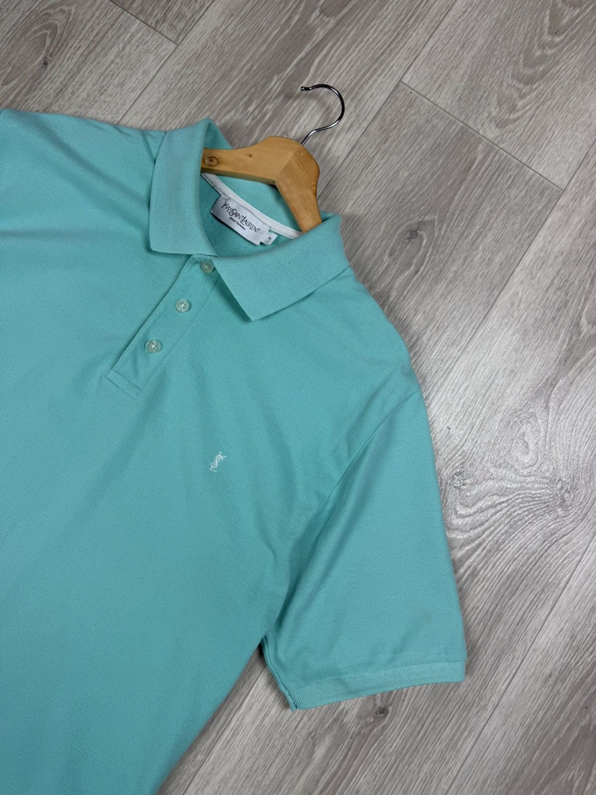 Yves Saint Laurent Vintage Yves Saint Laurent Polos Shirt YSL Logo Size XL Size US XL / EU 56 / 4 - 2 Thumbnail