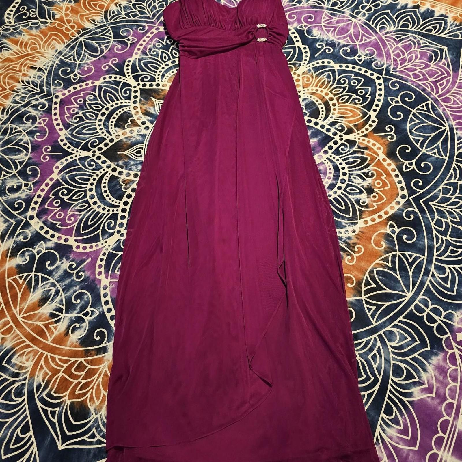 Designer Betsy & Adam Women's Formal Fusia Dress Size 12 Size XL / US 12-14 / IT 48-50 - 2 Thumbnail