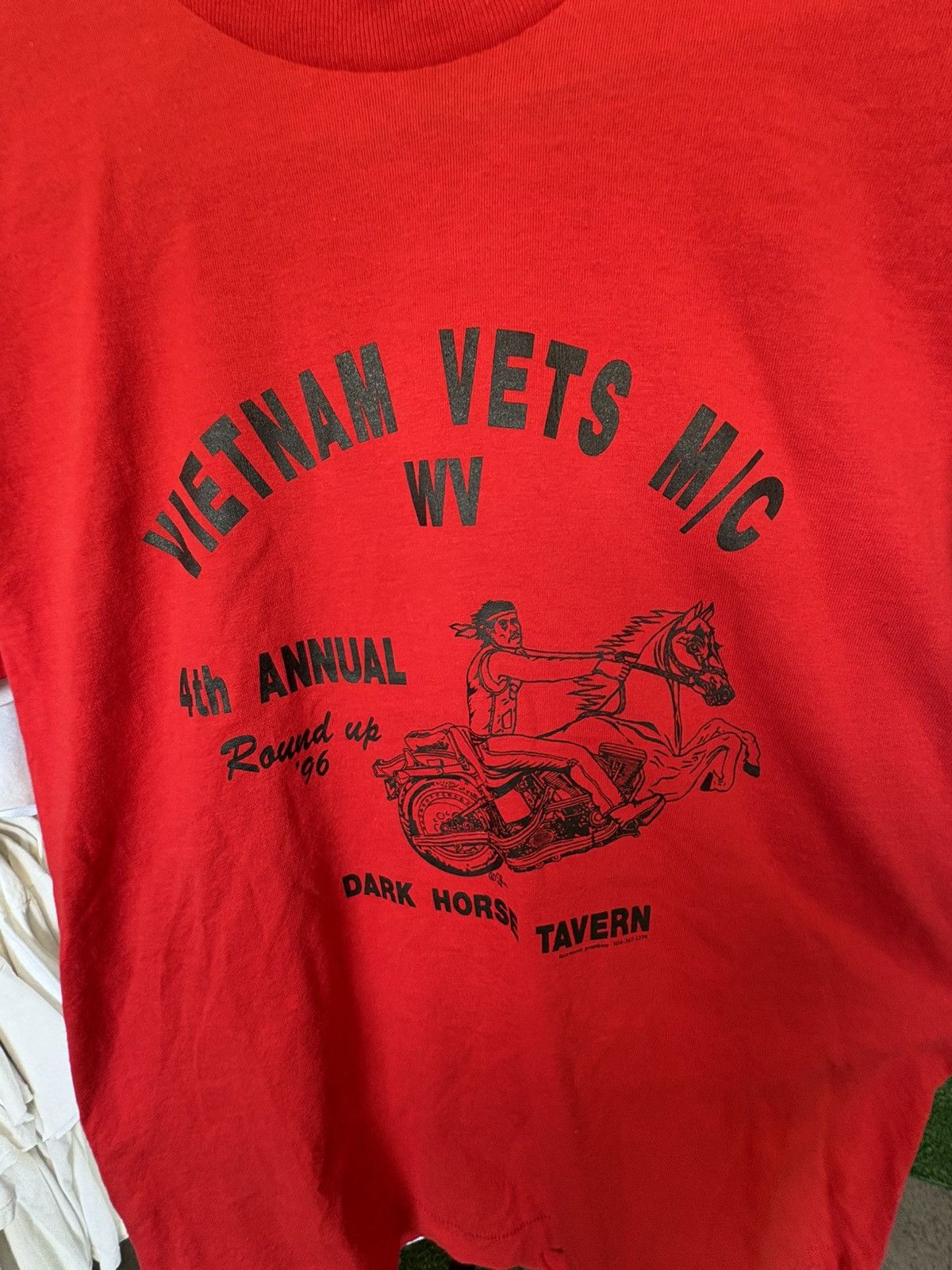 Vintage Vintage 1996 Vietnam War Veterans Roundup T-Shirt Size US M / EU 48-50 / 2 - 7 Thumbnail