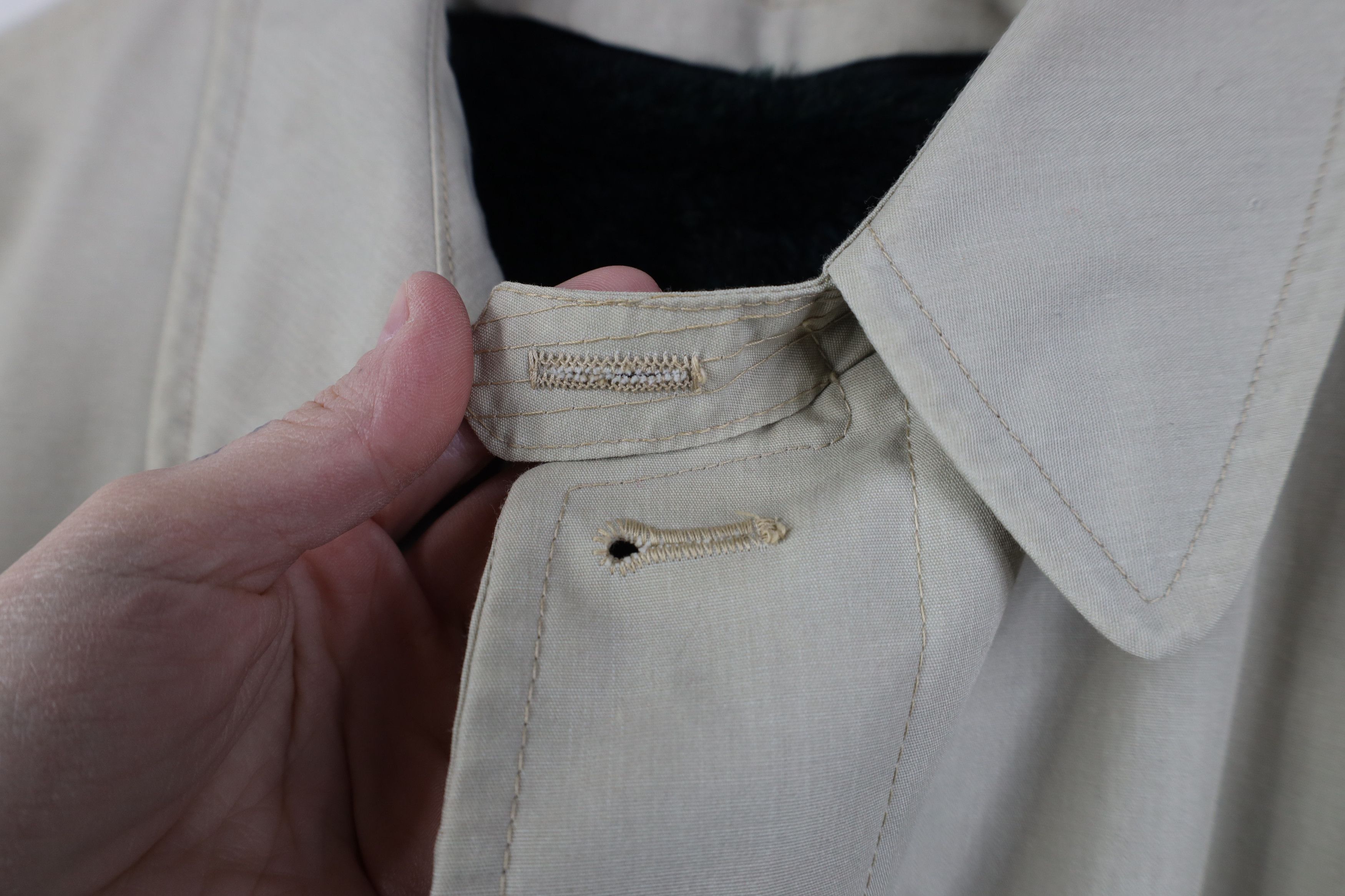 Vintage Vintage 50s Streetwear Button Trench Coat Rain Jacket USA Size US XXL / EU 58 / 5 - 6 Thumbnail