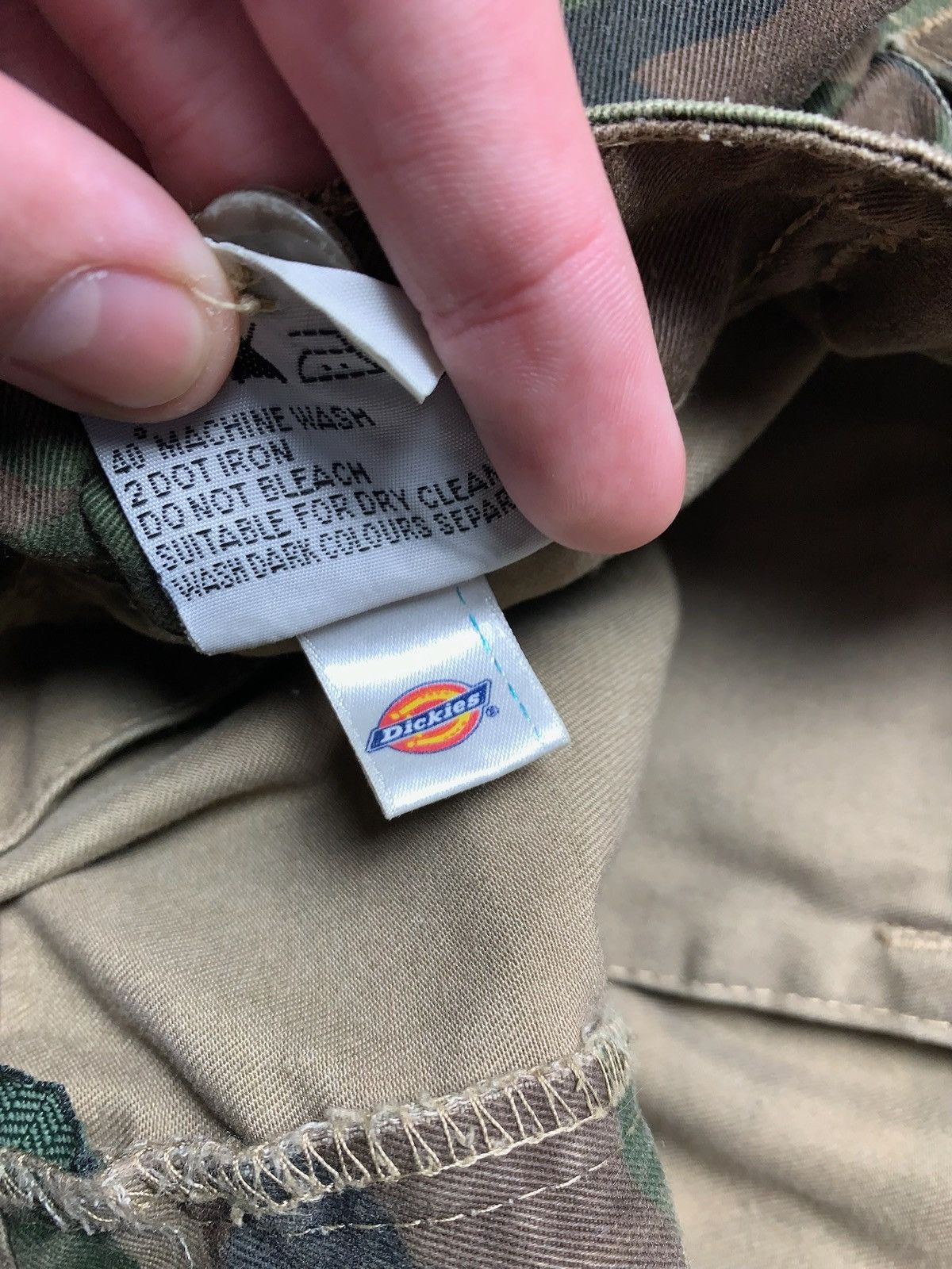 Dickies × Vintage Vintage Dickies camo pants Y2K work size 34 avante garde Size US 34 / EU 50 - 6 Thumbnail