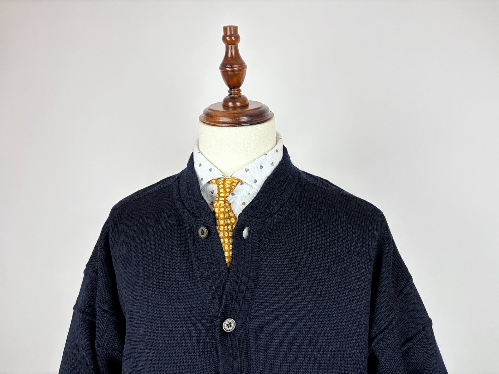 Other Vintage Yachting Clipper Wool Cardigan Sweater Navy Blue Size US L / EU 52-54 / 3 - 4 Thumbnail