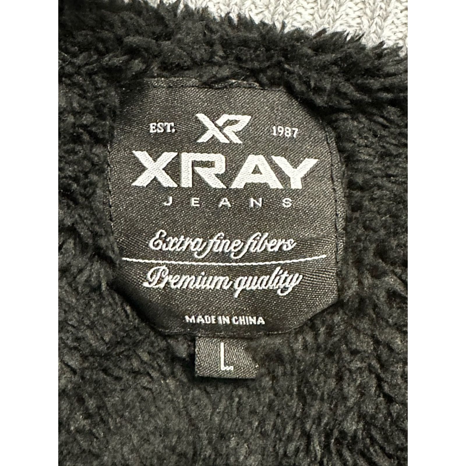 Other Xray Sweater Long Sleeves Mock Neck Ribbed Zip Gray L NWOT Size US L / EU 52-54 / 3 - 7 Thumbnail