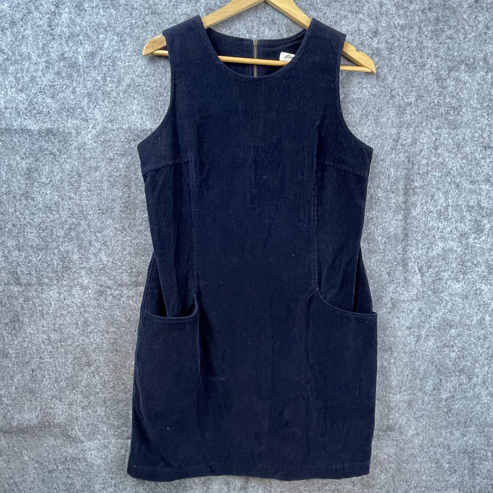 Eddie Bauer Vtg Eddie Bauer Dress 4P Jumper Corduroy Modest Minimal 90s Size S / US 4 / IT 40 - 1 Thumbnail