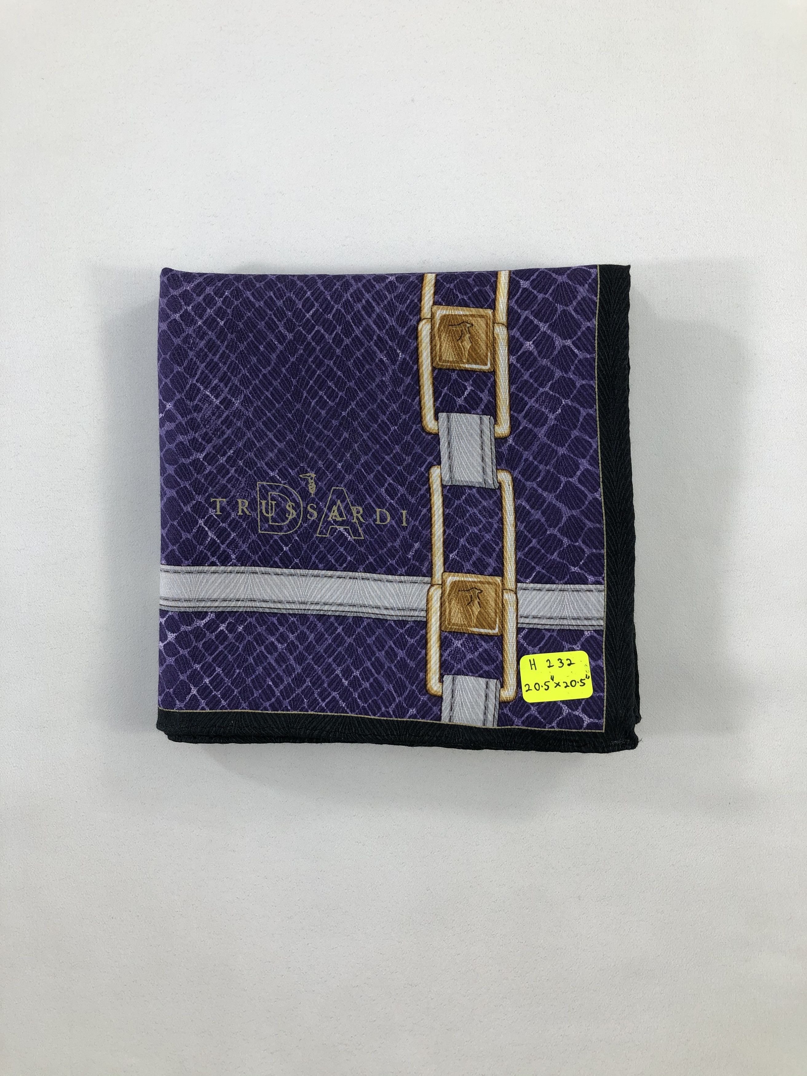 Trussardi × Vintage Trussardi Handkerchief / Bandana / Neckerchief Size ONE SIZE - 4 Thumbnail