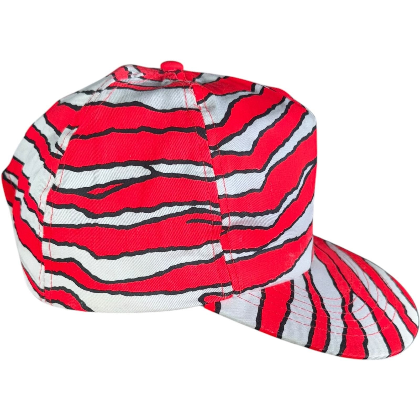 Vintage Vintage Tiger Print Snapback Hat 90s Size ONE SIZE - 4 Thumbnail