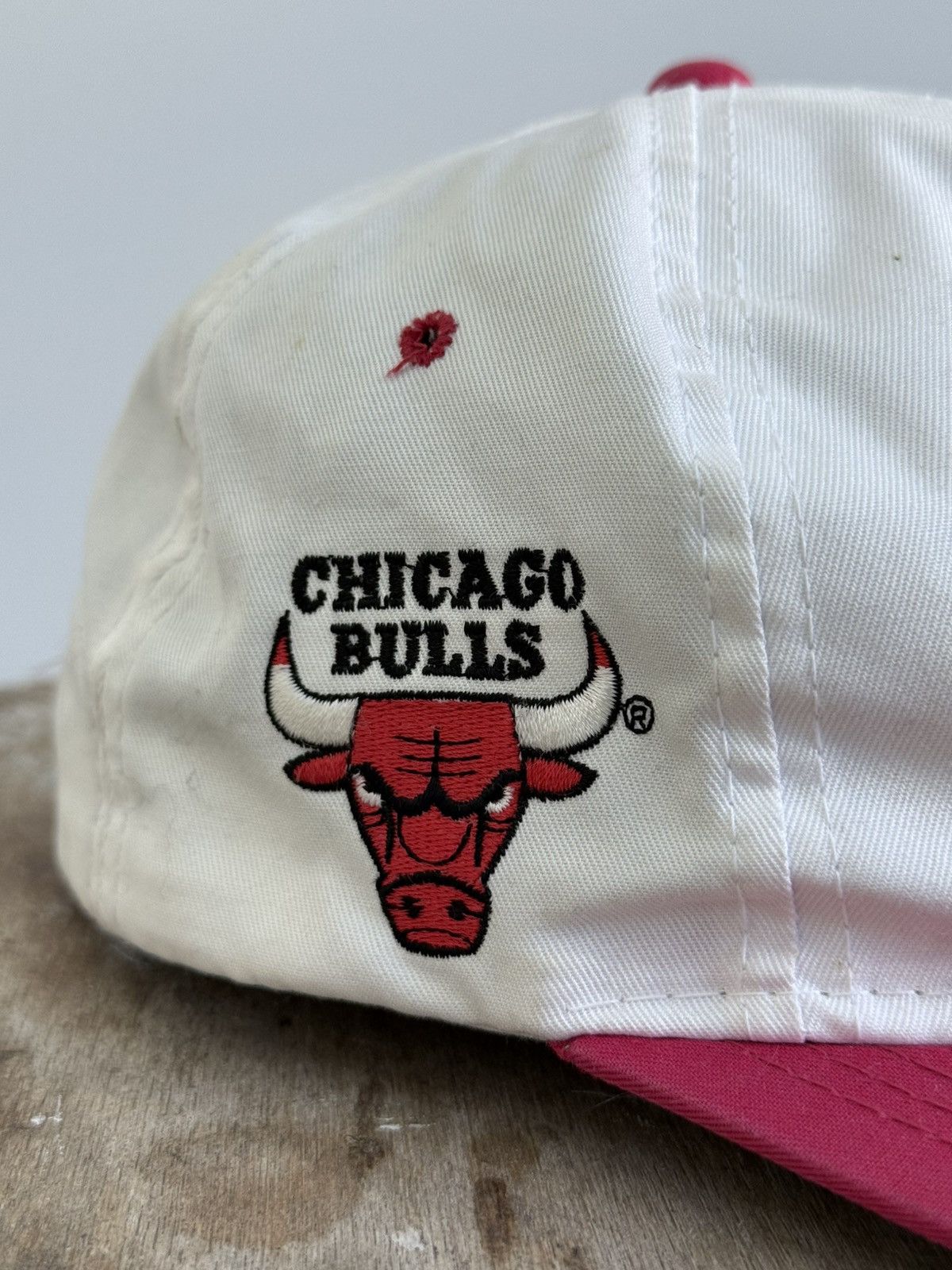 NBA Vintage 90s Chicago Bulls NBA Snapback Cap Hat Size ONE SIZE - 4 Thumbnail