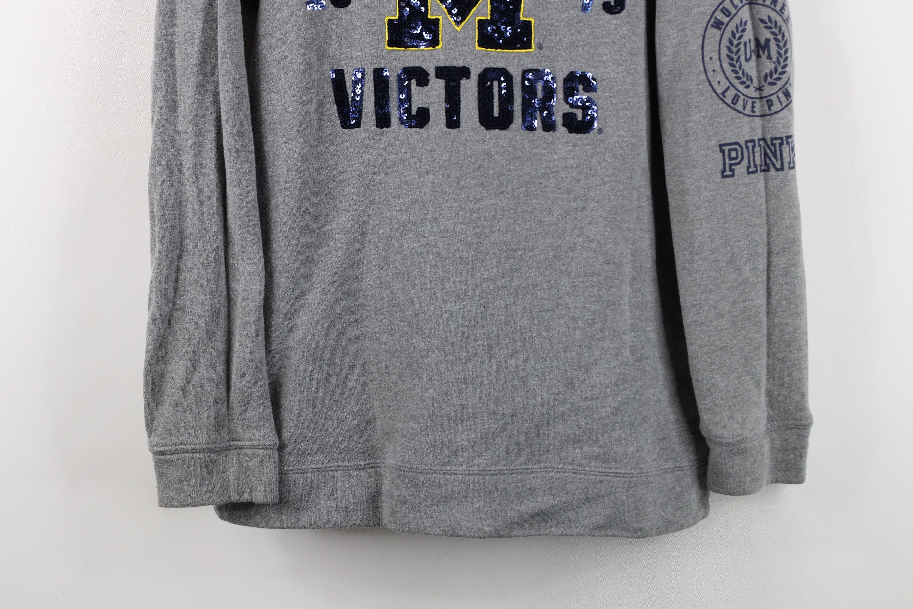 Pink Pink Victorias Secret University of Michigan Sweatshirt Size S / US 4 / IT 40 - 3 Thumbnail