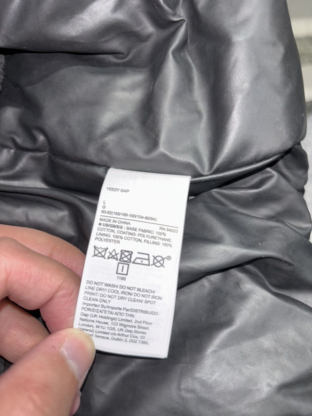 Gap × Yeezy Yeezy Gap puffer jacket Size US L / EU 52-54 / 3 - 4 Thumbnail