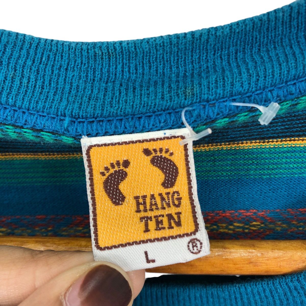 Hang Ten Vintage HANG TEN NAVAJO Aztec Fullprint Usa T-Shirt Size US L / EU 52-54 / 3 - 6 Thumbnail