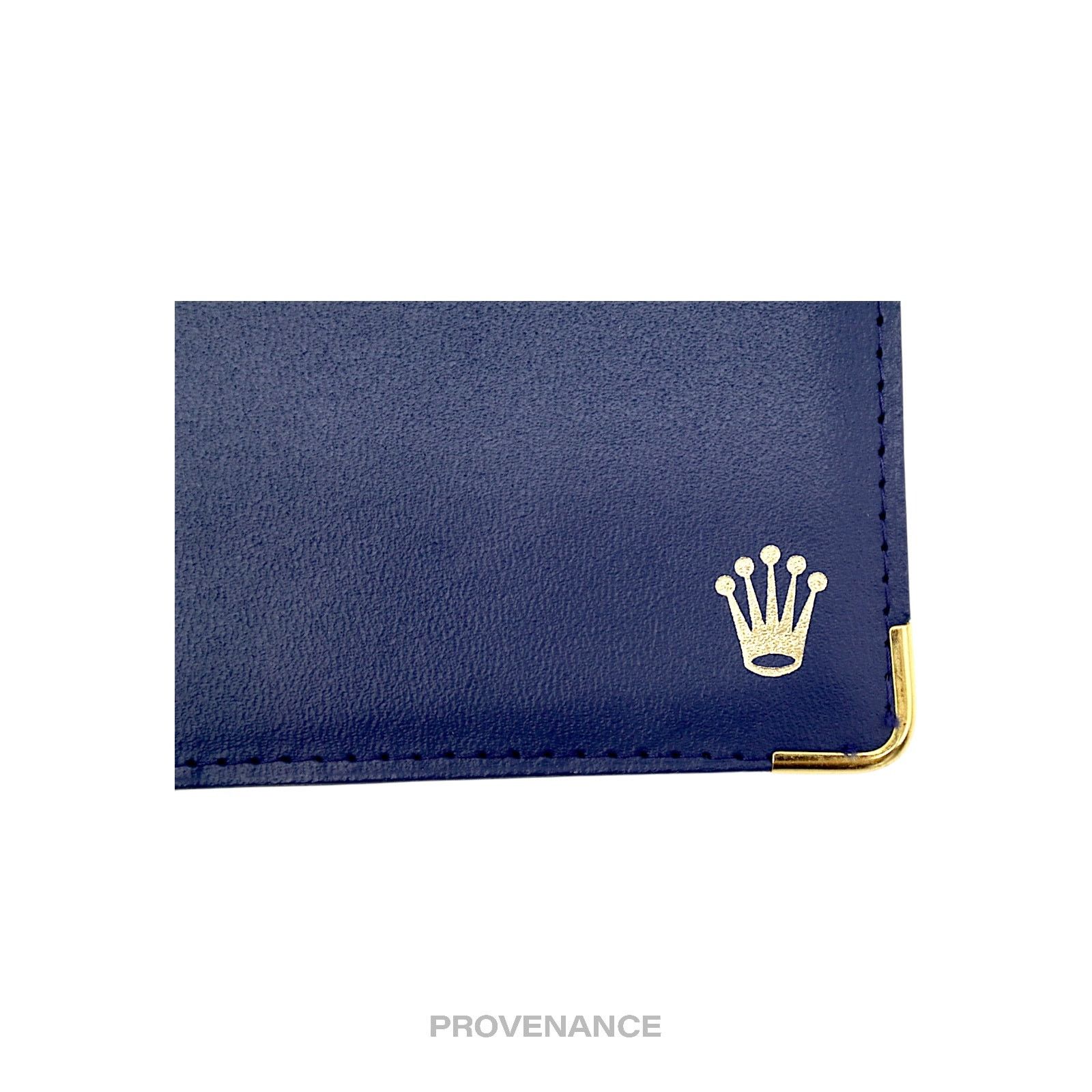 Rolex 🔴 Rolex Card Holder Wallet - Navy Blue Leather Size ONE SIZE - 5 Thumbnail