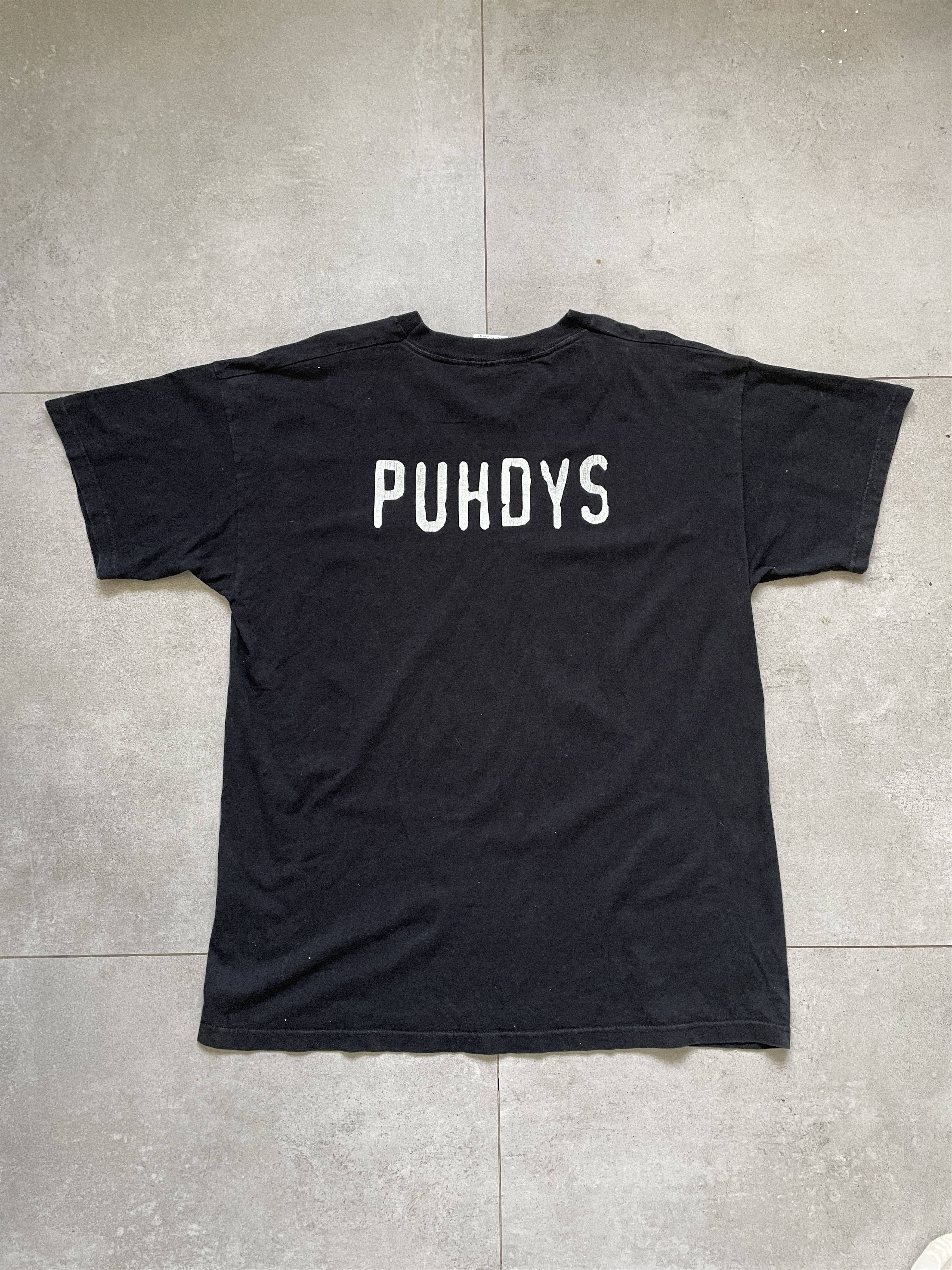 Band Tees × Vintage Y2K BLACK PUHDYS TREE GERMAN BAND TEE Size US XL / EU 56 / 4 - 3 Thumbnail