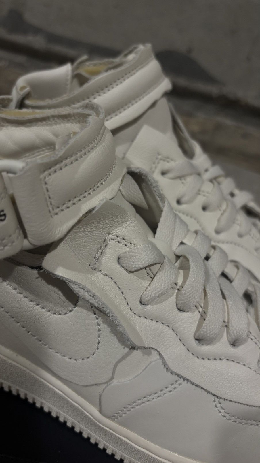 Comme des Garcons × Nike Comme Des Garçons Nike Air Force 1 Mid Size US 7 / EU 40 - 5 Thumbnail