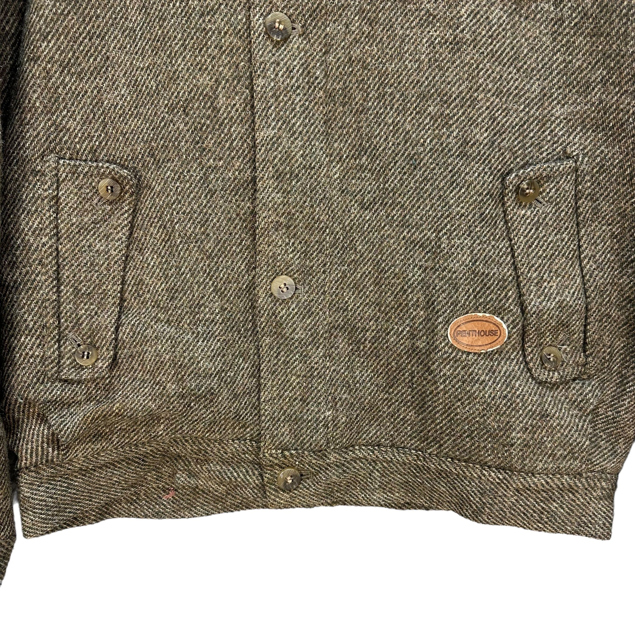 Vintage PENTHOUSE WOOL SHERPA COLLAR JACKET #A14-0356 Size US M / EU 48-50 / 2 - 3 Thumbnail