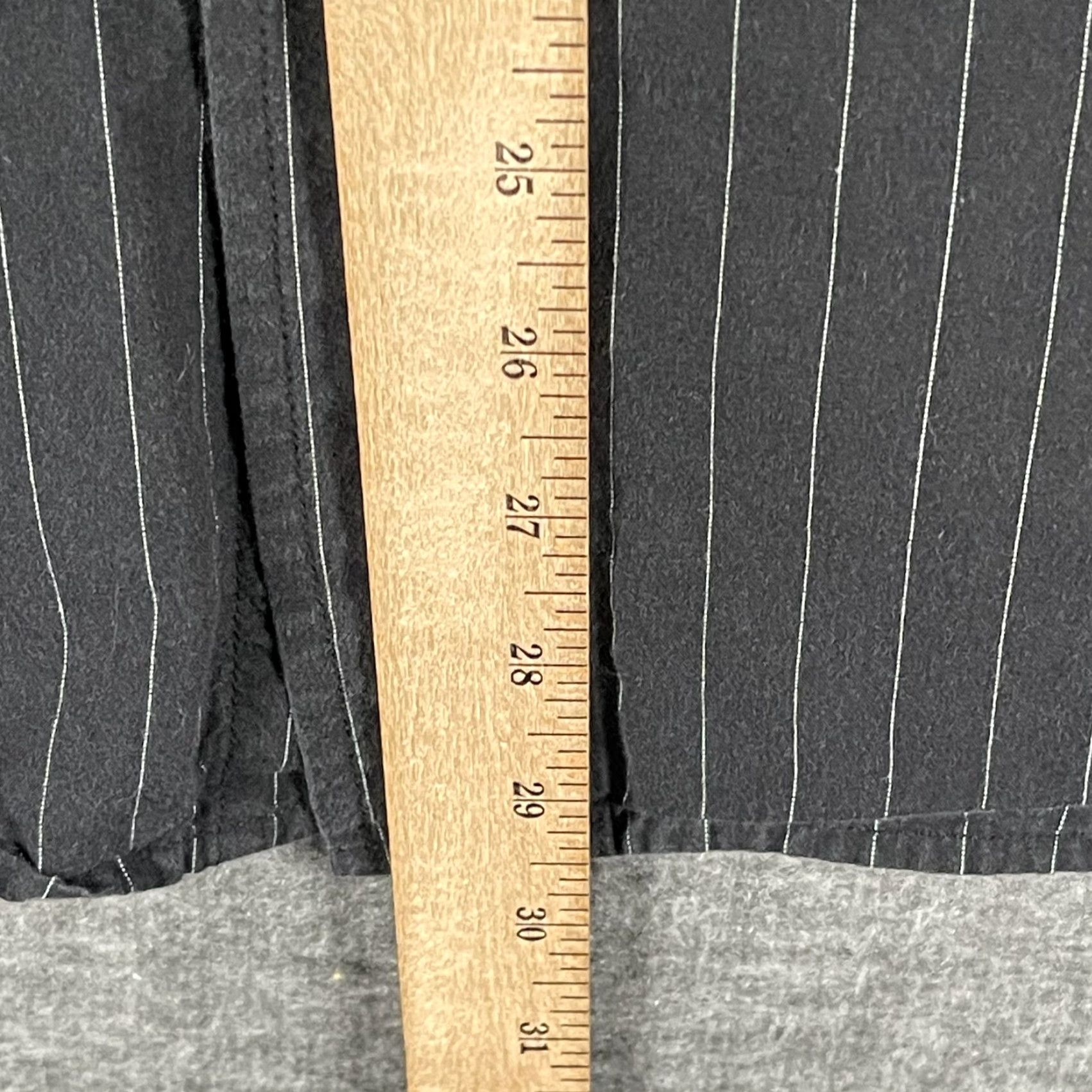Toy Machine Machine Shirt Mens Medium Black Pinstripe Pearl Snap Crest Graphical Rockabilly Size US M / EU 48-50 / 2 - 8 Thumbnail