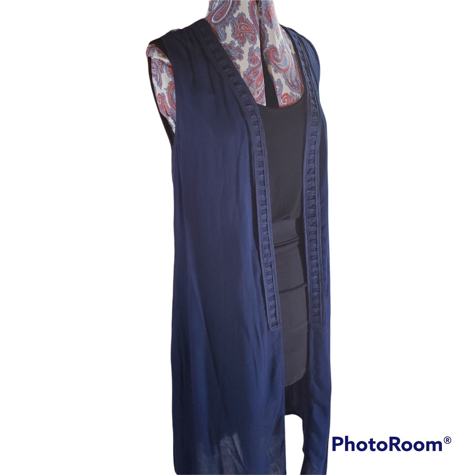 Other B Collection By Bobeau | Vest with Strap Detail | Size S Size S / US 4 / IT 40 - 1 Thumbnail