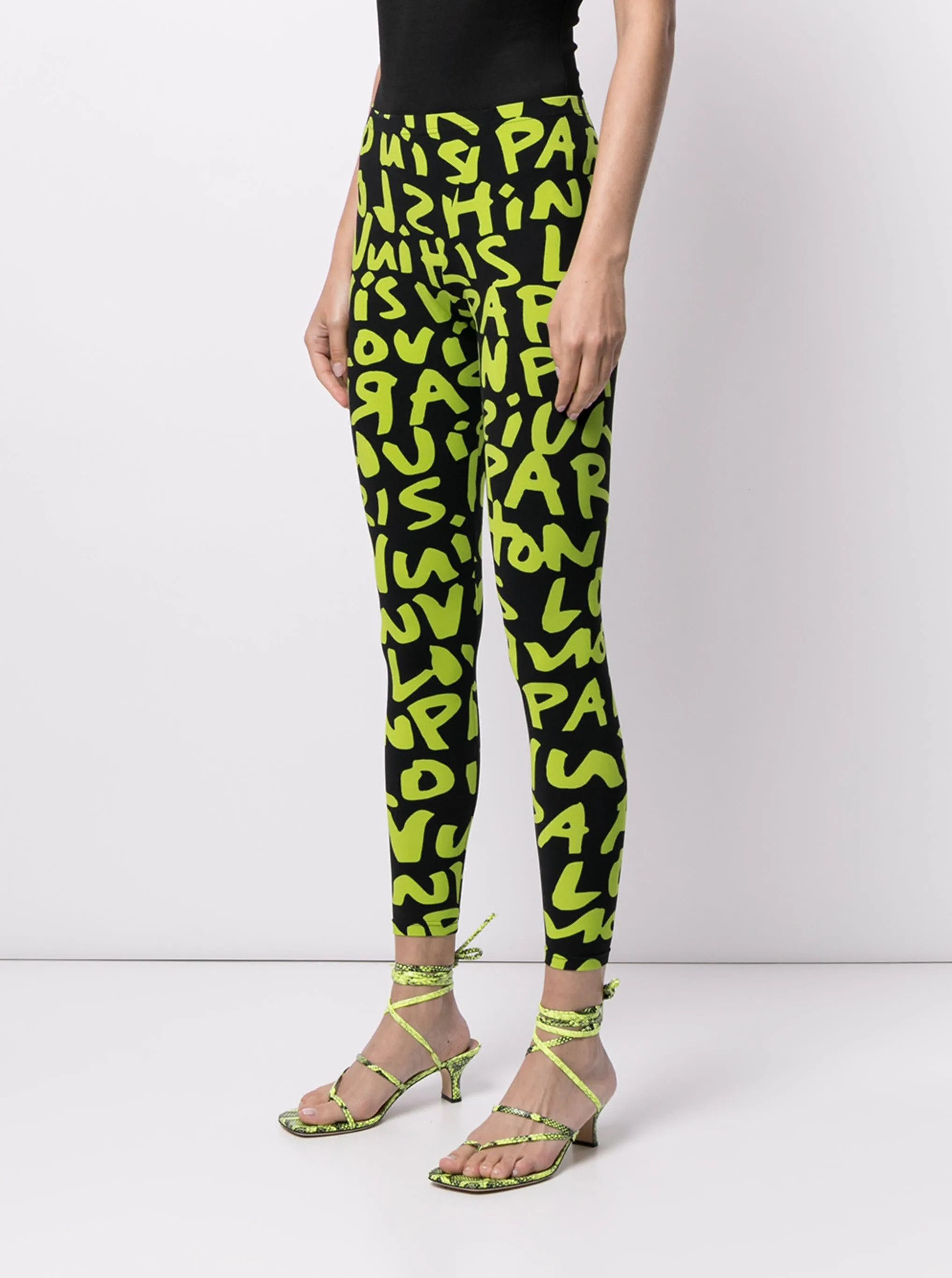 LV MJ Stephen Sprouse S/S 09 Graffiti Leggings