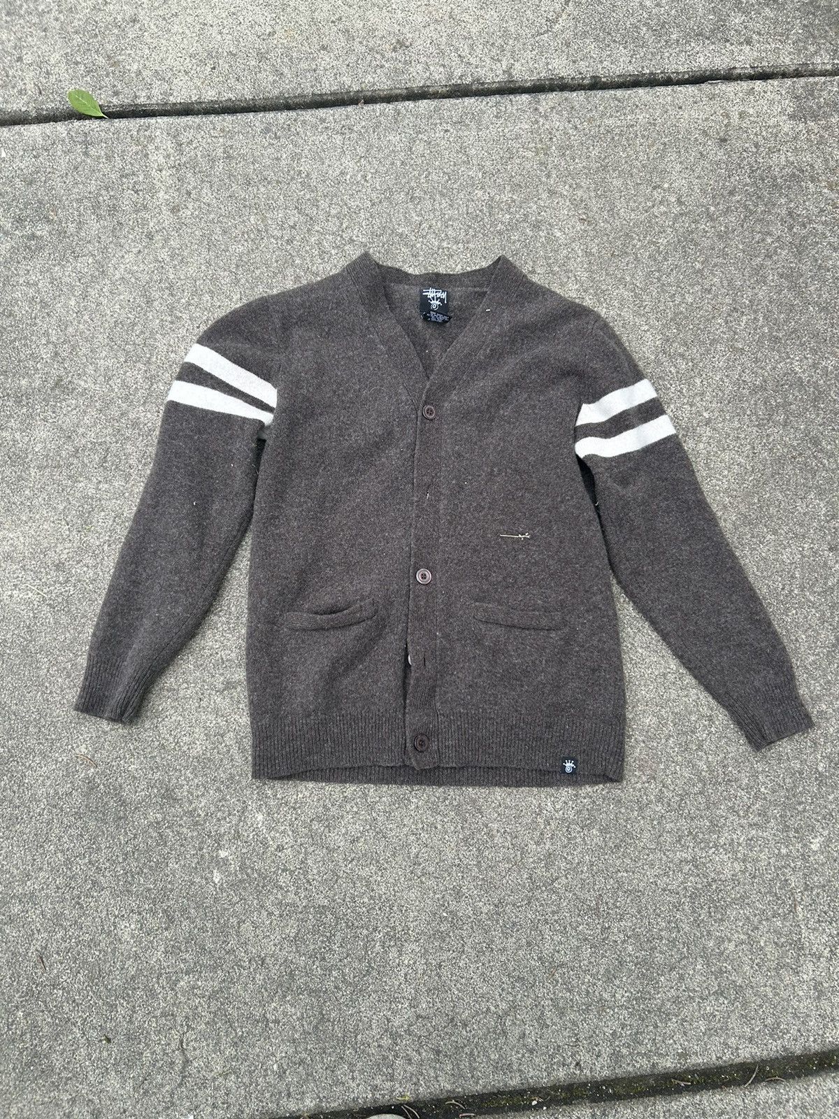 Stussy STUSSY Brown Cardigan Size S / US 4 / IT 40 - 1 Thumbnail