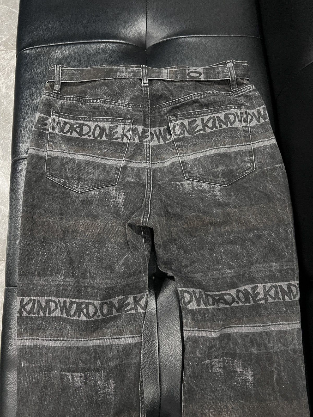 Sacai Sacai by Eric Haze SS23 Graffiti Print Jeans Size US 32 / EU 48 - 9 Thumbnail