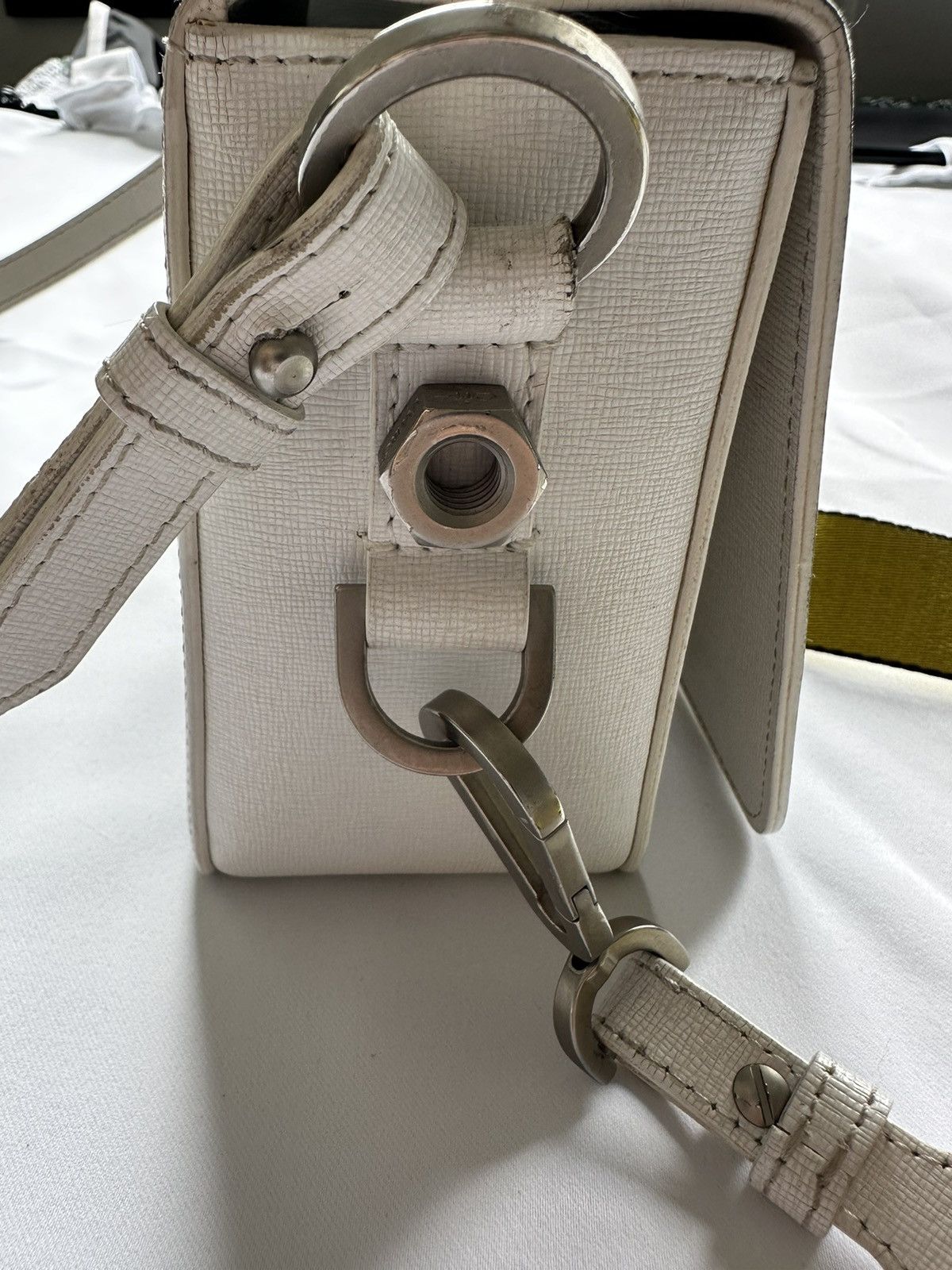 Off-White Off-White Diagonal Binder Clip Bag Size ONE SIZE - 7 Thumbnail