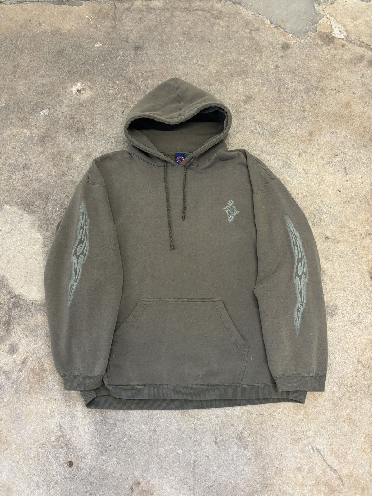 Other Y2K Bull Head Dragon Tribal Hoodie Size US XL / EU 56 / 4 - 1 Thumbnail