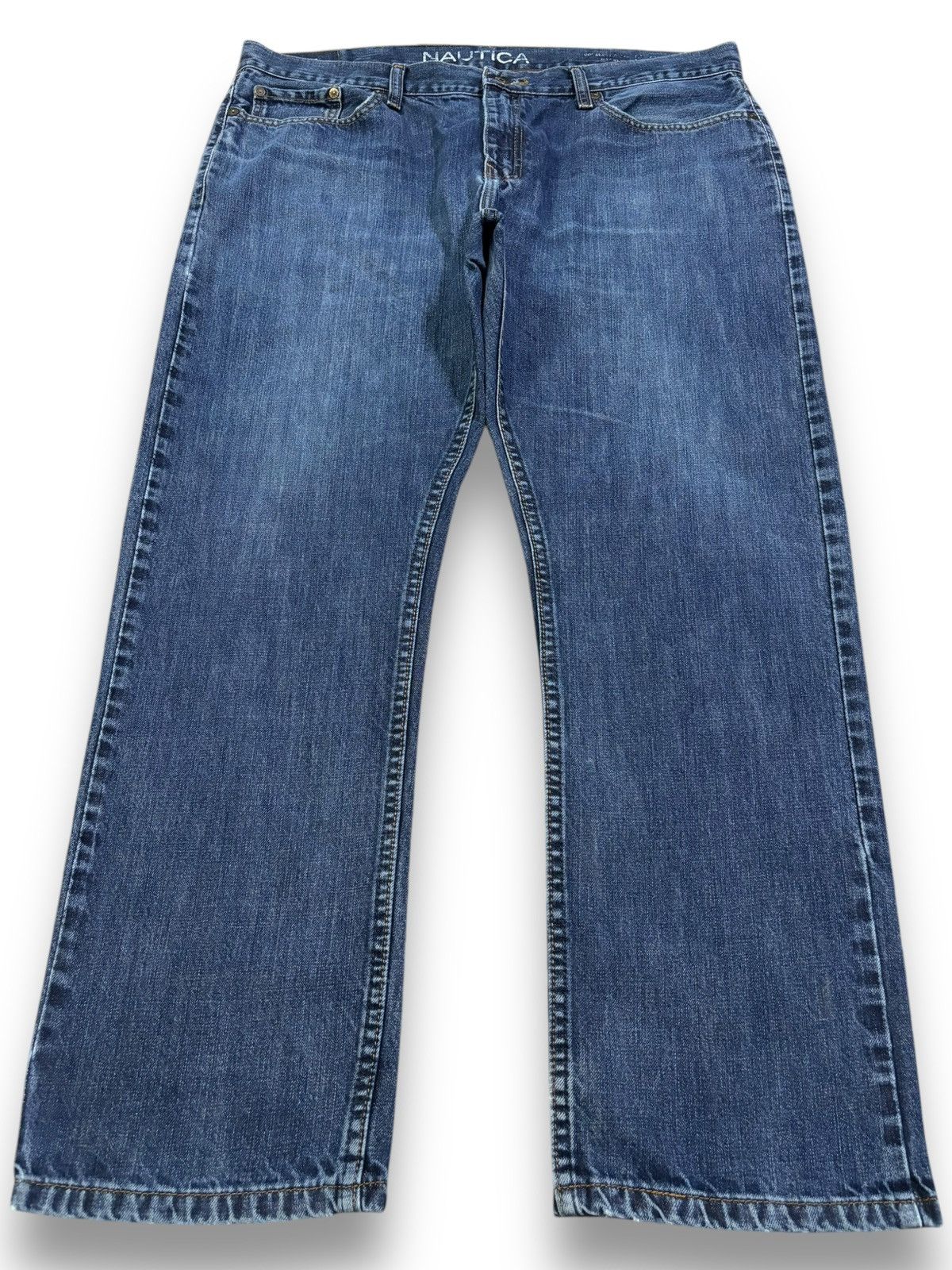 Nautica Vintage Y2K Nautica Regular Straight Blue Denim Jeans Size US 38 / EU 54 - 1 Thumbnail