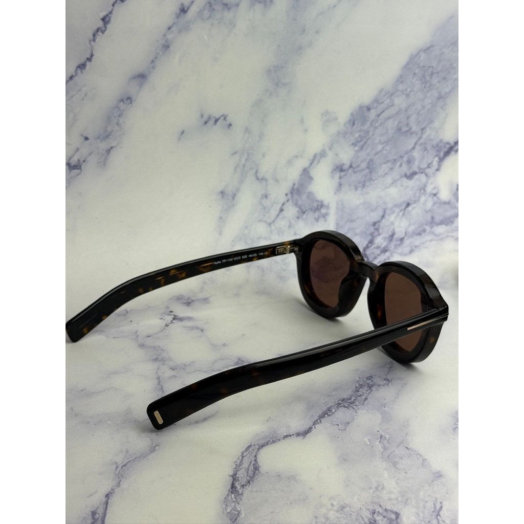 Tom Ford NEW Tom Ford FT1100 Raffa Sunglasses in Havana Brown Size ONE SIZE - 6 Thumbnail