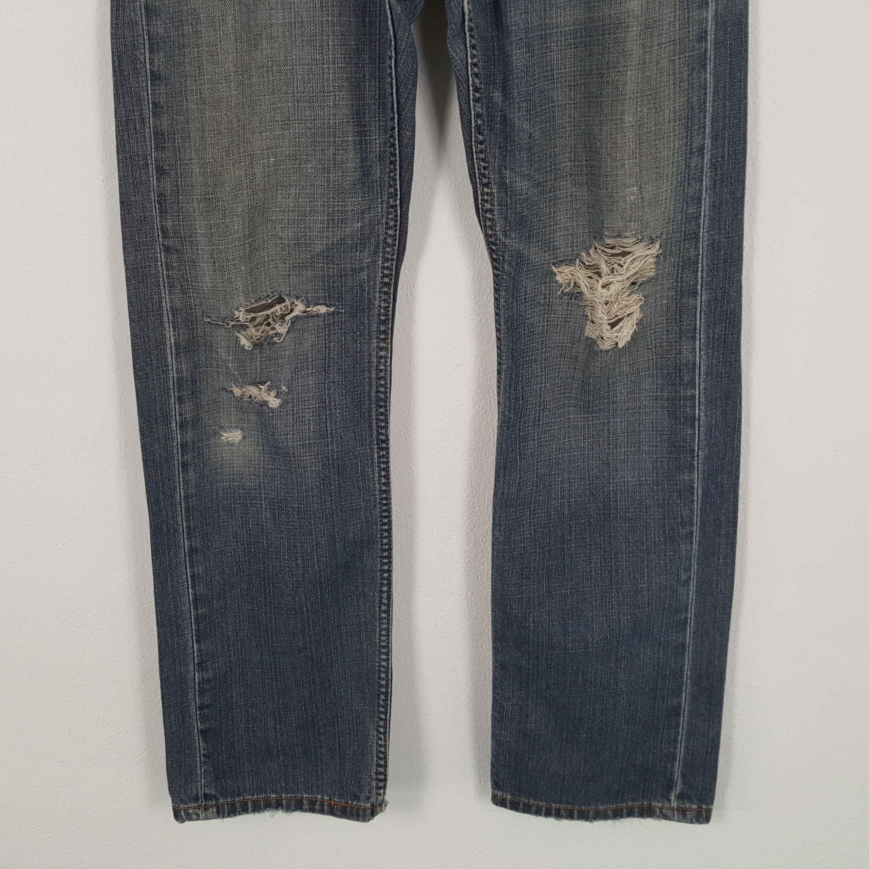 Levi's × Vintage LEVIS Distressed Jeans Streetwear Rock Punk Style Size US 30 / EU 46 - 3 Thumbnail
