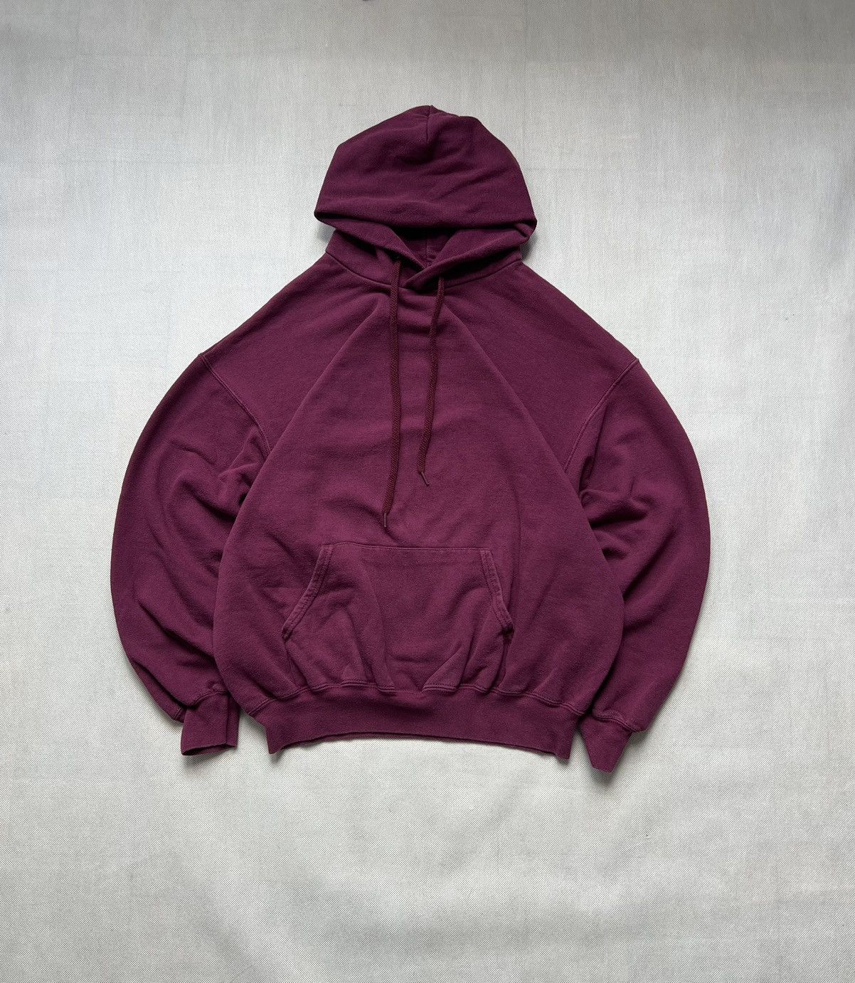 Vintage Hoodie Blank vintage 90’s kanye west boxy fit Size US XL / EU 56 / 4 - 1 Thumbnail