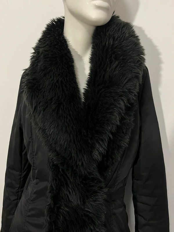 Balmain Balmain Long Black Coat Faux Fur Size S / US 4 / IT 40 - 17 Thumbnail