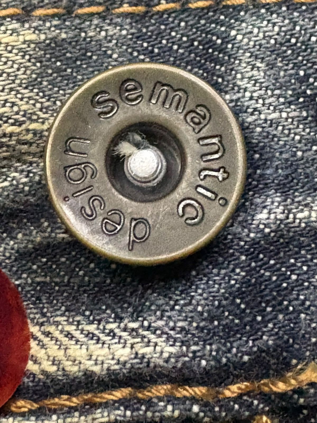 If Six Was Nine × Japanese Brand × semanticdesign Vintage Semantic Design Mud Wash Dragon Distress Flare Jeans Size US 33 - 15 Thumbnail