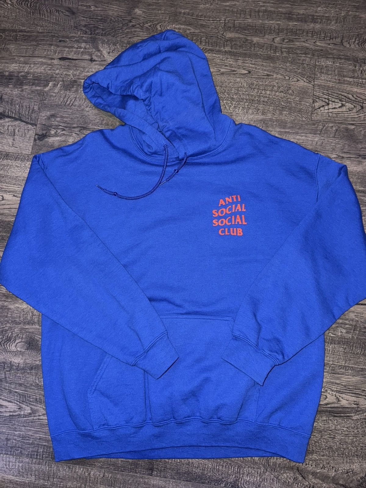 Anti Social Social Club Anti Social Social Club Hoodie Blue/Orange Size US L / EU 52-54 / 3 - 1 Thumbnail