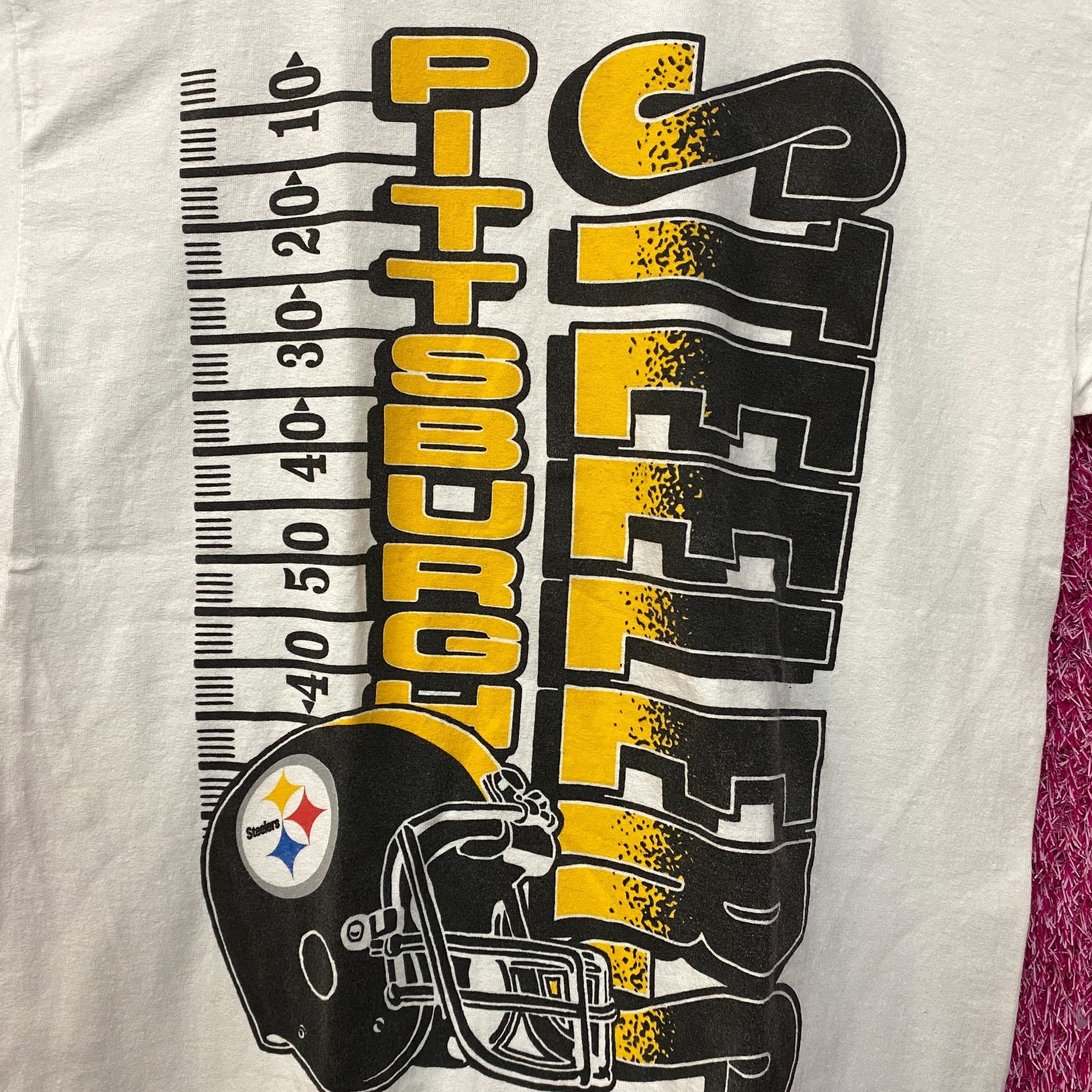 Junk Food Junk Food Clothing Pittsburgh Steelers NFL Retro White T-Shi Size US M / EU 48-50 / 2 - 2 Thumbnail
