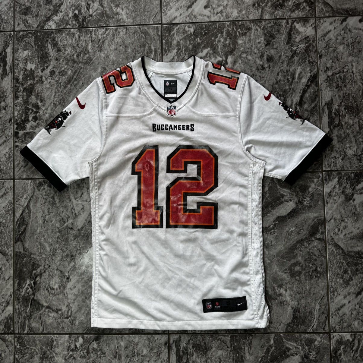 NFL × Vintage Nike Tom Brady Jersey #12 Size US S / EU 44-46 / 1 - 1 Thumbnail