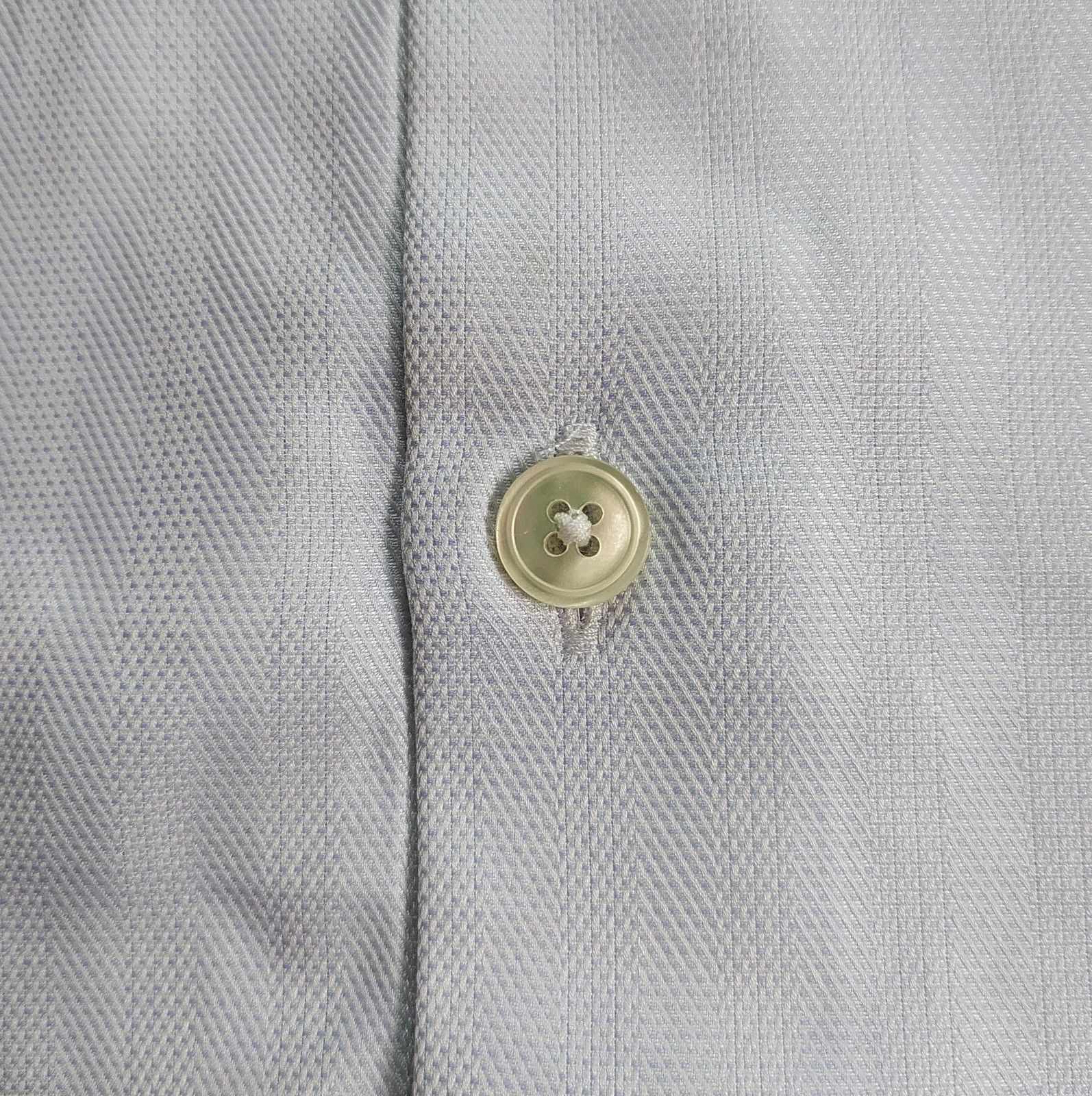 Thomas Pink Thomas Pink Slim Fit Twill Herringbone Formal Shirt T 0016 Size US S / EU 44-46 / 1 - 4 Thumbnail