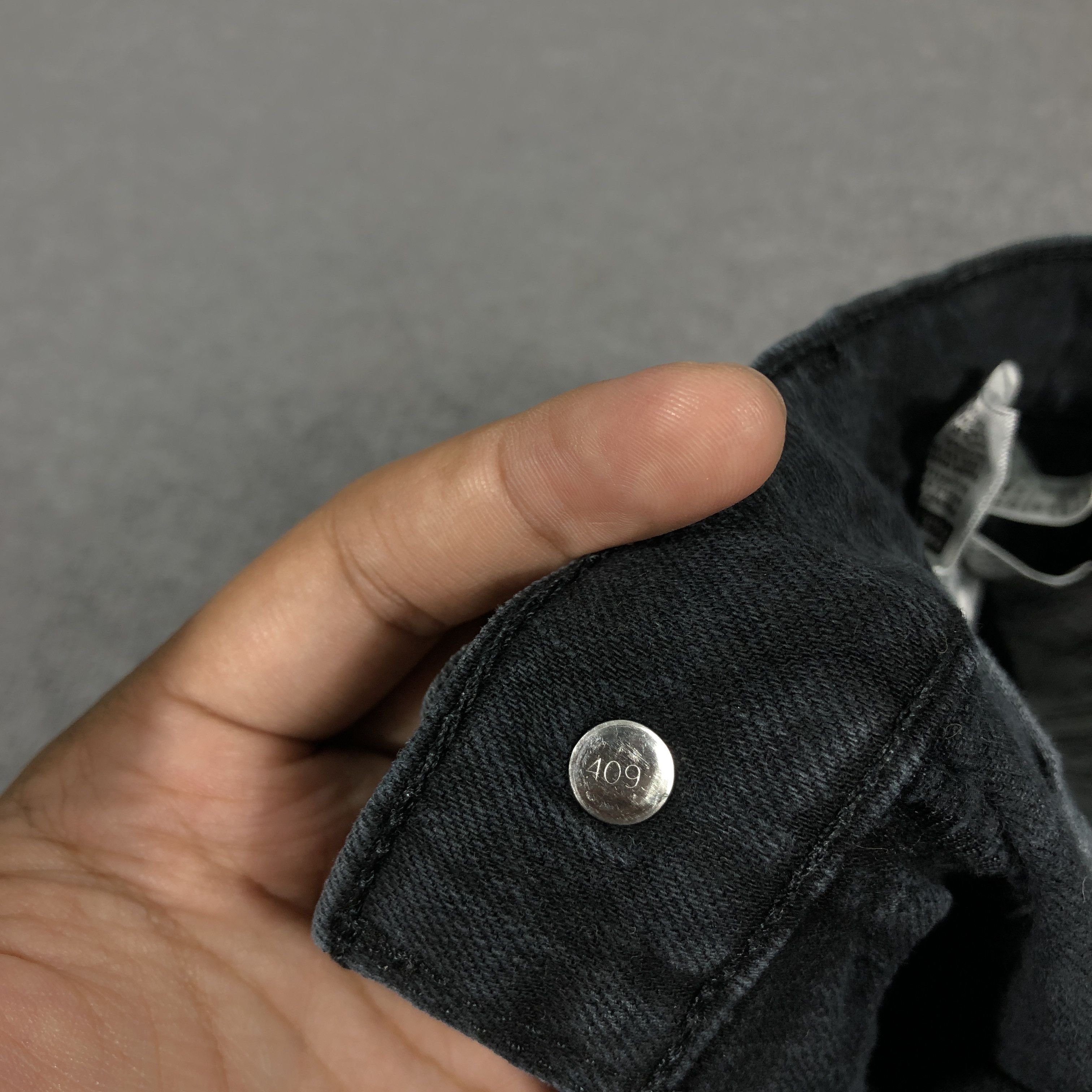 Levi's × Vintage Womens Vintage Levis 511 Jeans Faded Black L889W Size 31" - 9 Thumbnail