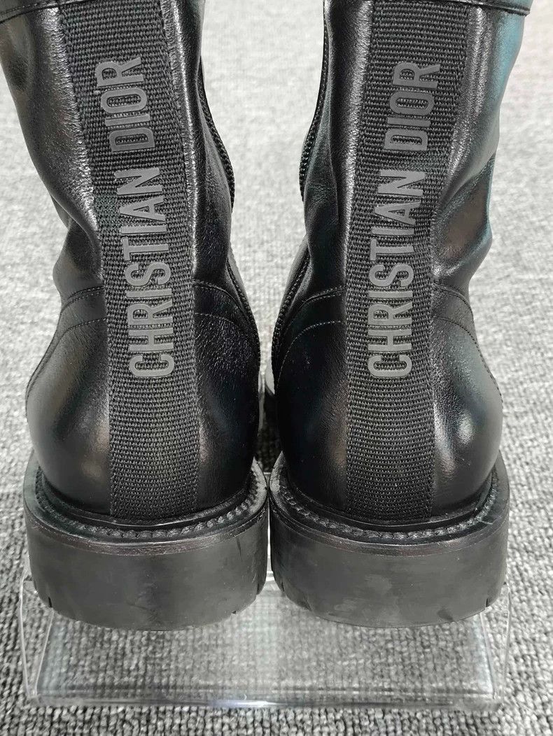 Dior Dior Black Martin Boots by Dior-2507 Size US 5 / EU 37 - 4 Thumbnail
