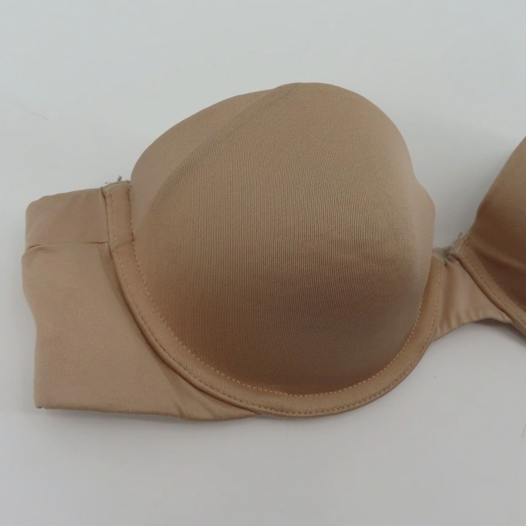 Vintage Maidenform Strapless Push Up Bra 34A 15763 Beige Underwire Padded Women Size ONE SIZE - 2 Thumbnail