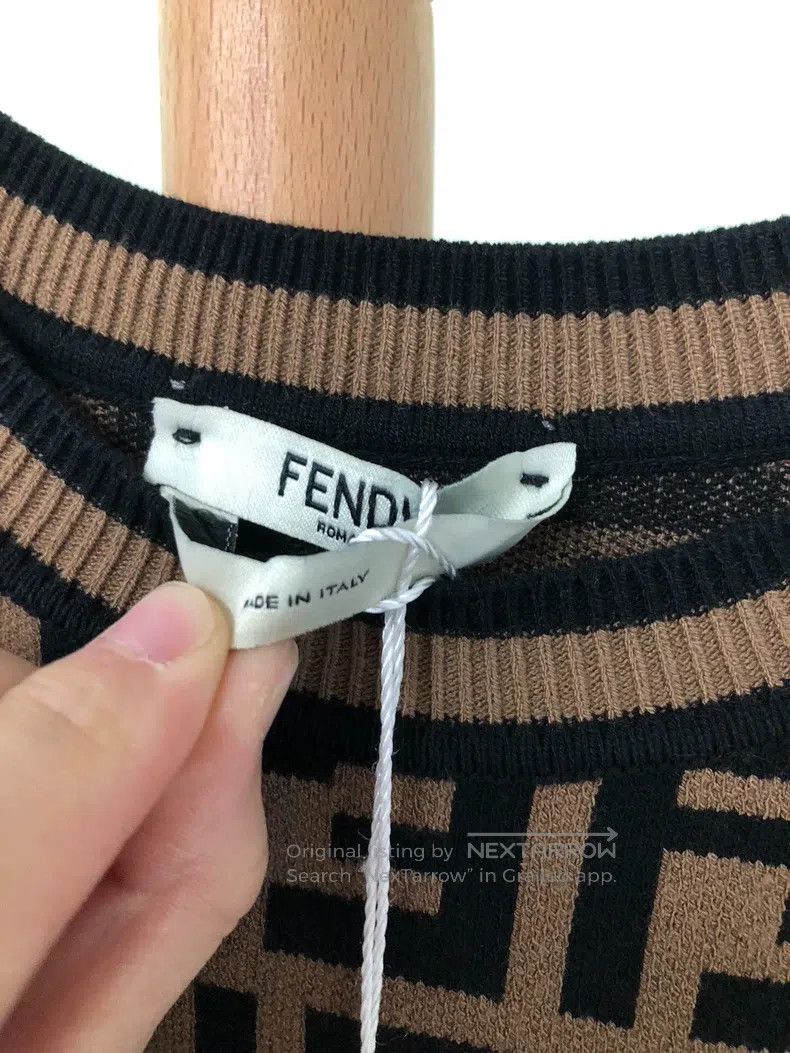 Fendi Fendi All-Print Dress Size XS / US 0-2 / IT 36-38 - 7 Thumbnail