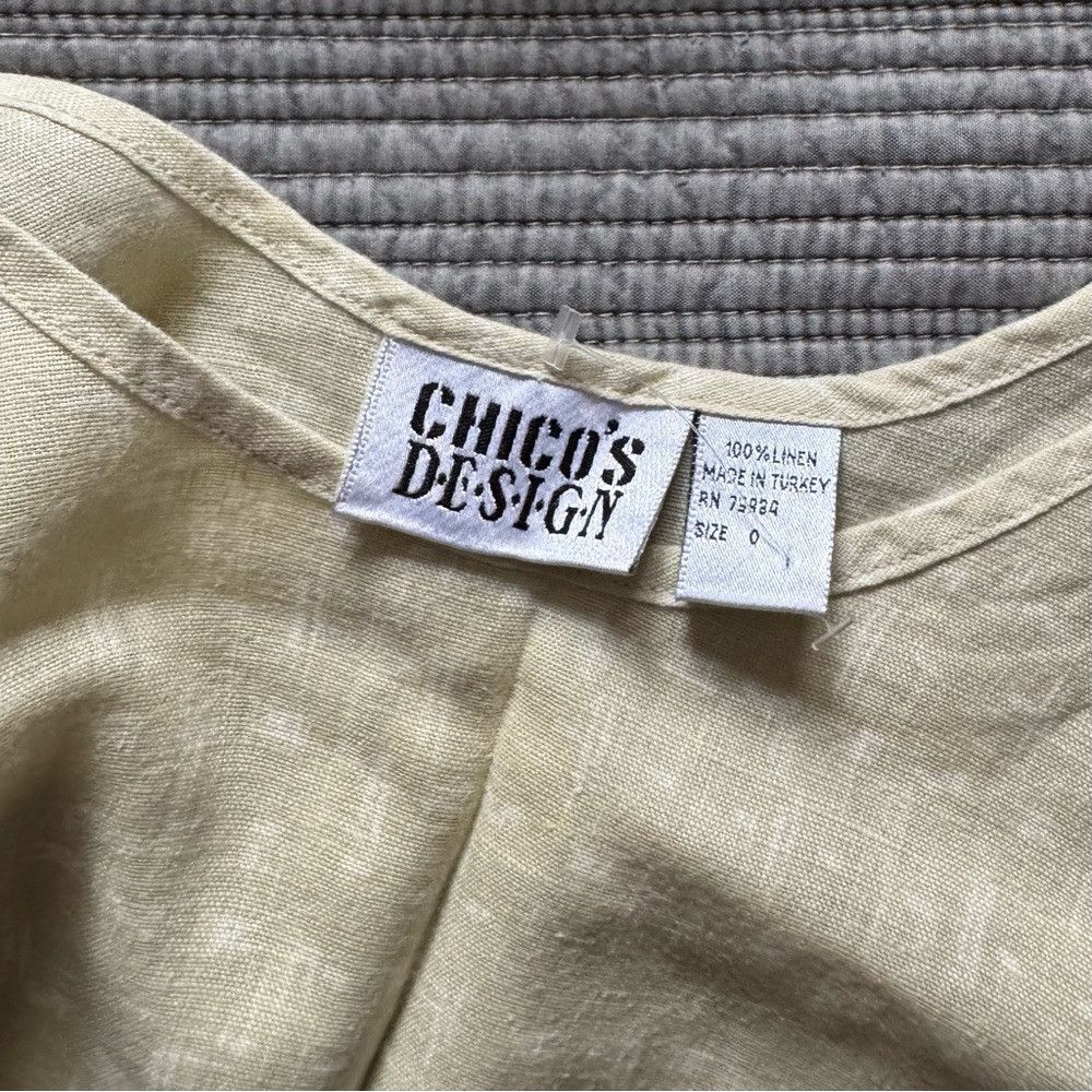 Chicos New Chico's Design Linen Sleeveless Maxi Dress Size 0 US S Size S / US 4 / IT 40 - 7 Thumbnail