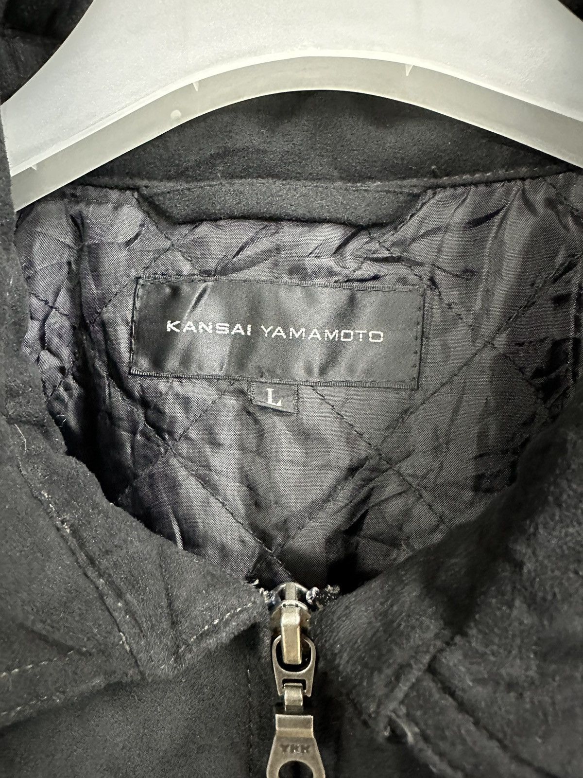 Kansai Yamamoto Vintage Kansai Yamamoto Soft Suede Winter Flannel Z41 Size US L / EU 52-54 / 3 - 10 Thumbnail