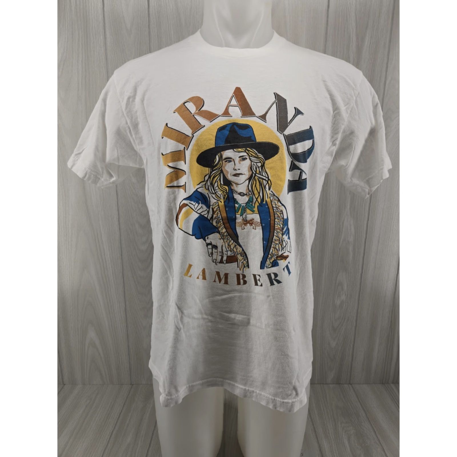 Tultex Miranda Lambert Adult Shirt L White Ran Fans 2022 Fan Club Music Shirt Ladies? Size US L / EU 52-54 / 3 - 2 Thumbnail