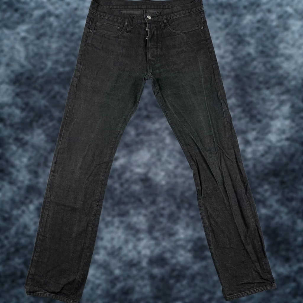 Helmut Lang New York Slim Fit Jeans Mens 31x32 Black Cotton USA Made Pants