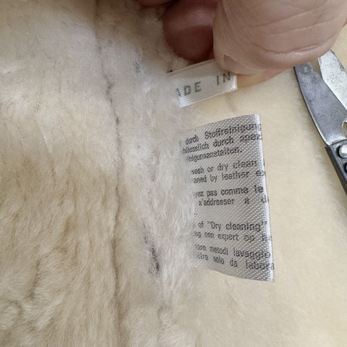 Francesco Smalto Vtg SMALTO Linea 77 Shearling Coat Italian Leather Sheepskin Size US S / EU 44-46 / 1 - 15 Thumbnail