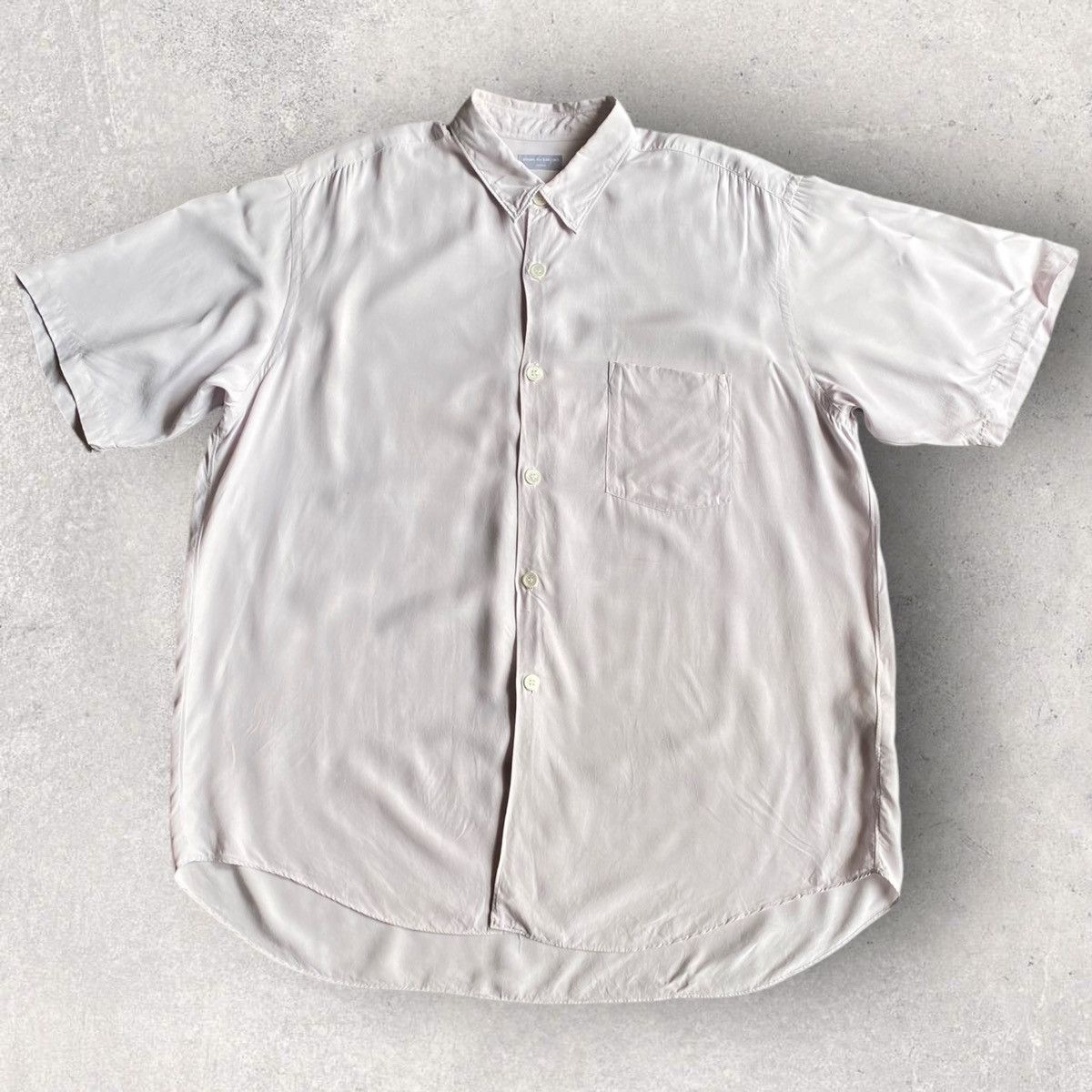 Comme des Garcons Vintage 90’s Rayon Oversize Shirt Size US L / EU 52-54 / 3 - 1 Thumbnail