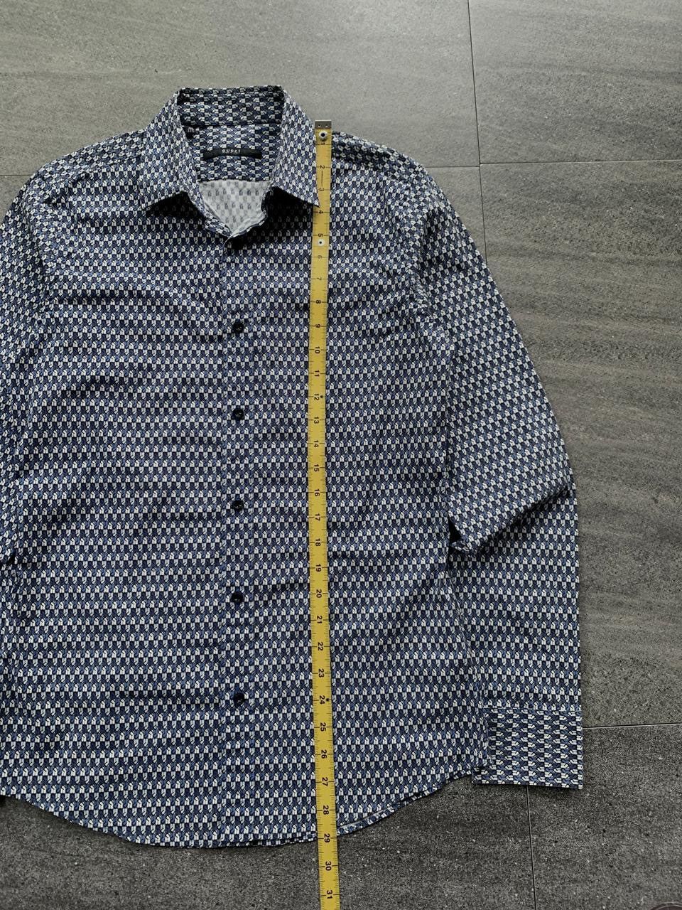 Gucci FREE TAX! 2000s Monogram Slim Shirt Size US S / EU 44-46 / 1 - 11 Thumbnail