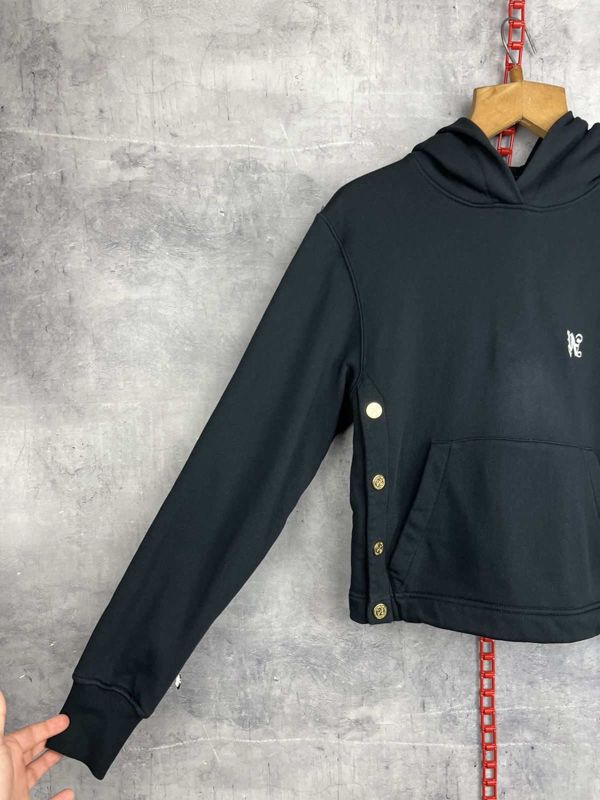 Palm Angels Palm angles Button Hoodie Women’s XS Size XS / US 0-2 / IT 36-38 - 6 Thumbnail