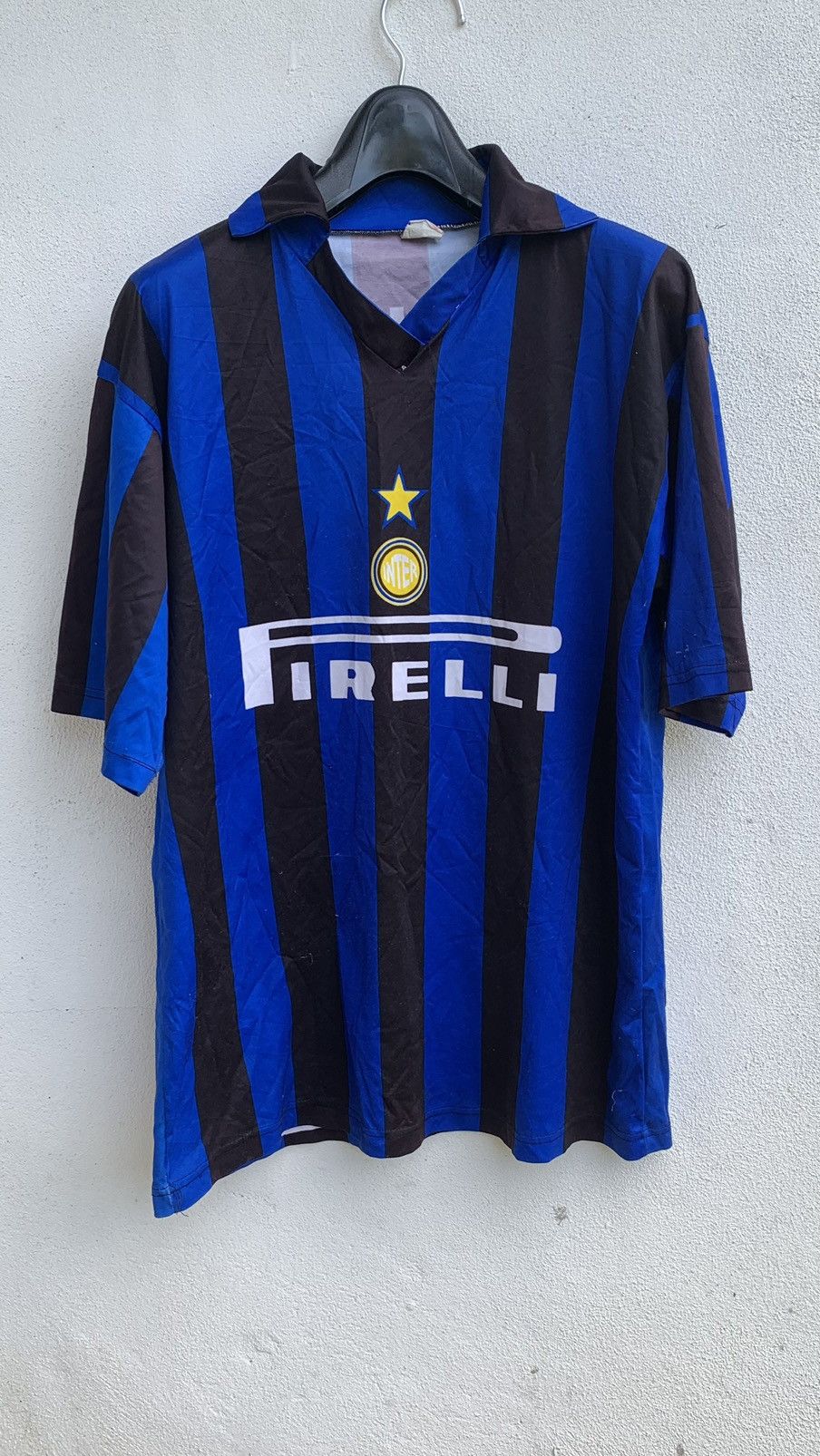 Sports Specialties × Vintage Vintage InterMilan Jersey With Backhit DJORKAEFF '6' Size US XL / EU 56 / 4 - 2 Thumbnail